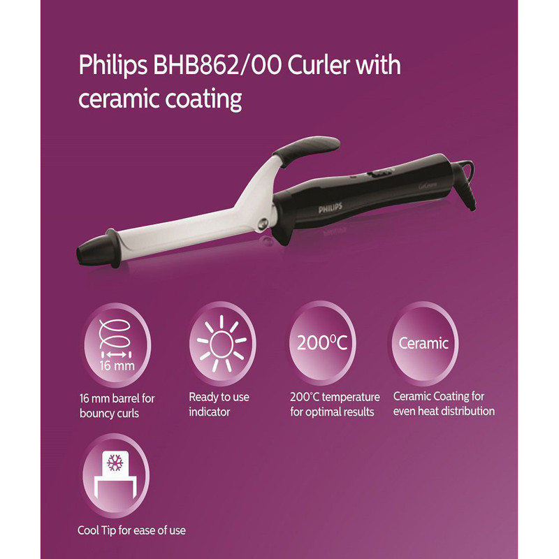 فر کننده مو فیلیپس مدل BHB862/00