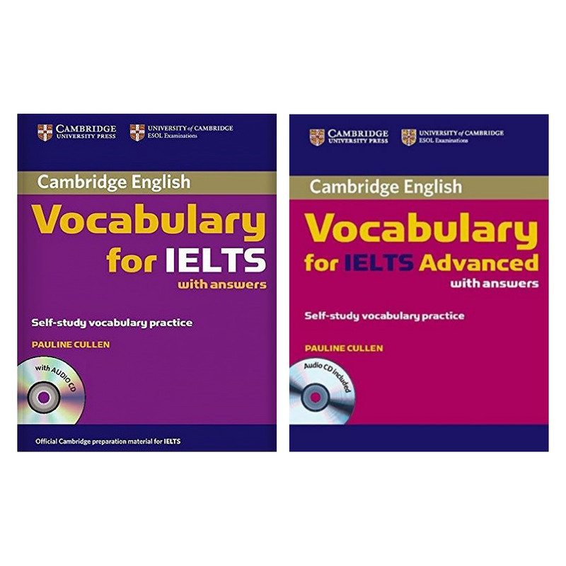 کتاب Cambridge English Vocabulary for IELTS اثر Pauline Cullen انتشارات کمبریج 2 جلدی کتاب Cambridge English Vocabulary for IELTS اثر Pauline Cullen انتشارات کمبریج 2 جلدی