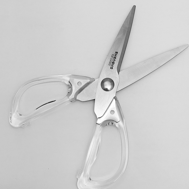 قیچی آشپزخانه شنگیا مدل شیشه ای