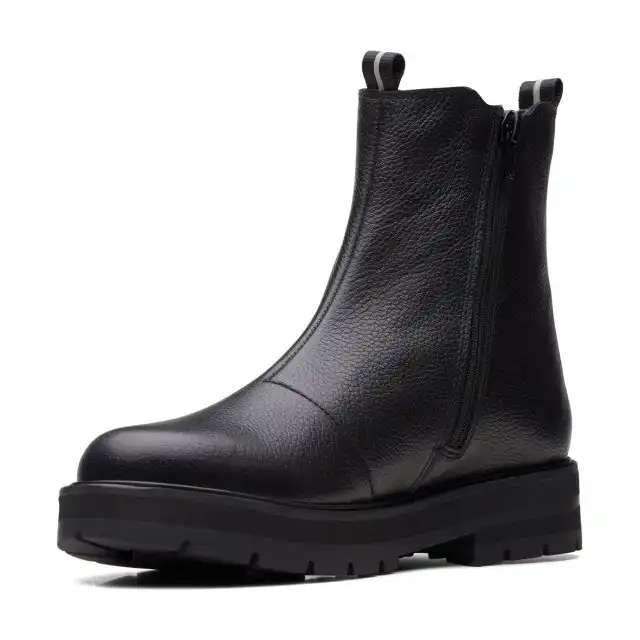 نیم بوت زنانه کلارک مدل Prague Sea