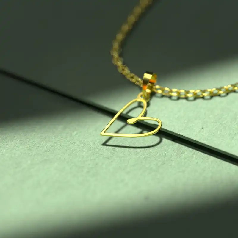 گردنبند طلا 18 عیار زنانه مدوپد مدل اشک کد CA10775