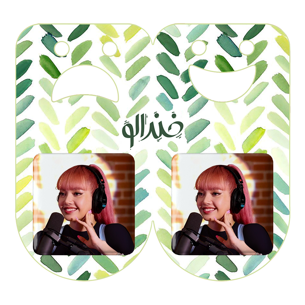 پیکسل خندالو مدل لیسا بلک پینک کد 14354 به همراه مگنت