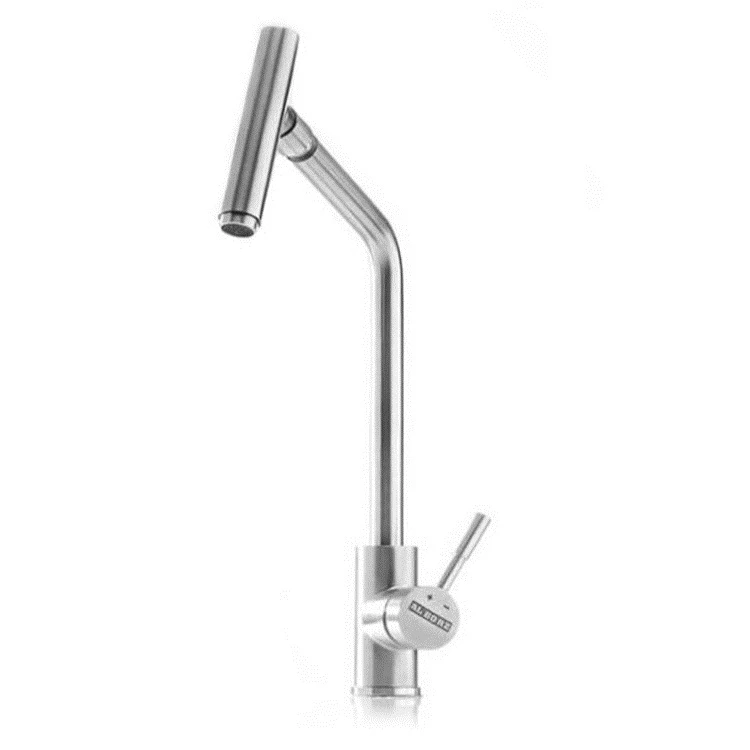 شیر آشپزخانه استیل البرز مدل شلنگدار تلسکوپی ST-231