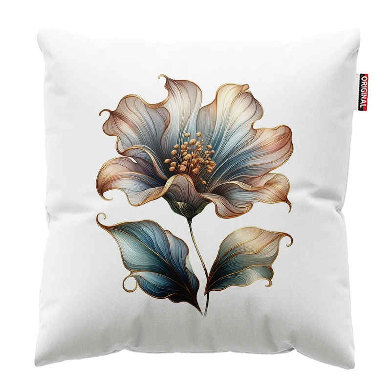 کوسن پاد آفرین مدل کلاسیک طرح گل کد PK402393 سایز 40*40 سانتی متر