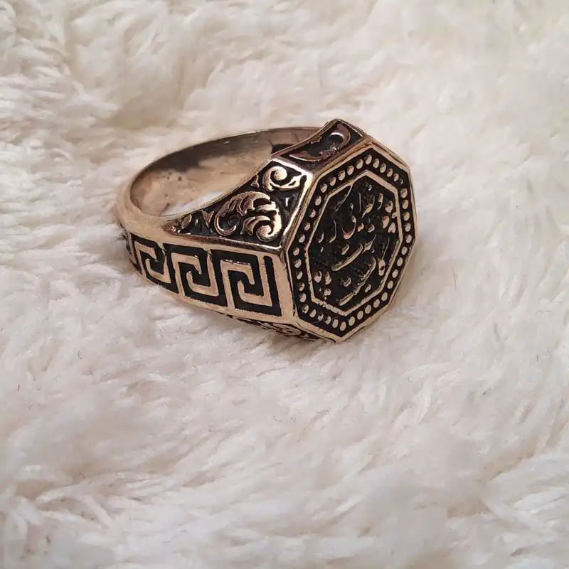 انگشتر مردانه مدل GL185 طرح و خدایی که به شدت کافیست