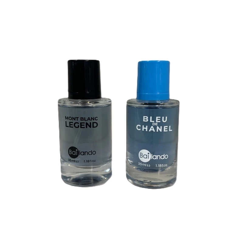 عطر جیبی مردانه بایلندو مدل لجند مونت بلان با رایحه خنک و شرقی حجم 35 میلی‌لیتر به همراه عطر جیبی مردانه بایلندو مدل بلوشانل با رایحه خنک و مرکباتی حجم 35 میلی‌لیتر