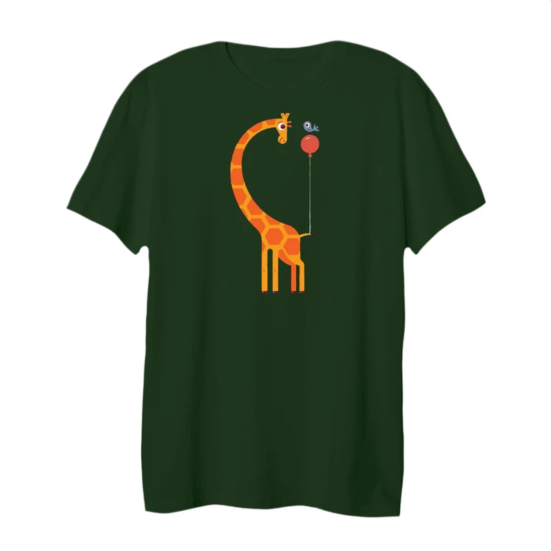 تی شرت لانگ آستین کوتاه زنانه مدل زرافه کد 5