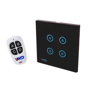 کلید لمسی چهارپل ویراد مدل SW.4.G.B.R