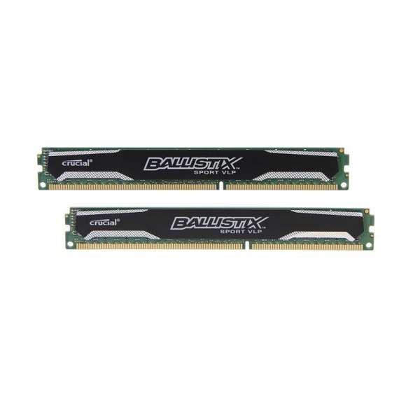 رم دسکتاپ DDR3 دو کاناله 1600 مگاهرتز CL9 کروشیال مدل BALLISTIX-SPORT-VLP ظرفیت 8 گیگابایت