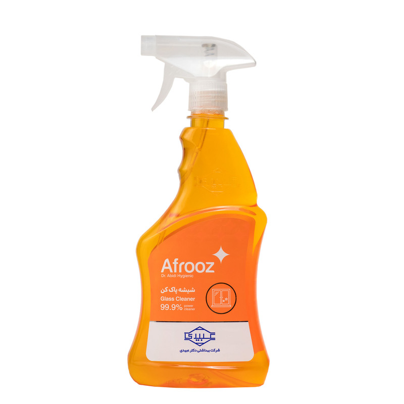 اسپری شیشه پاک کن افروز مدل orange وزن 500 گرم