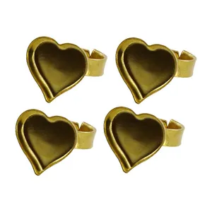 قالب انگشتر مدل قلب کد Fr646 بسته 4 عددی