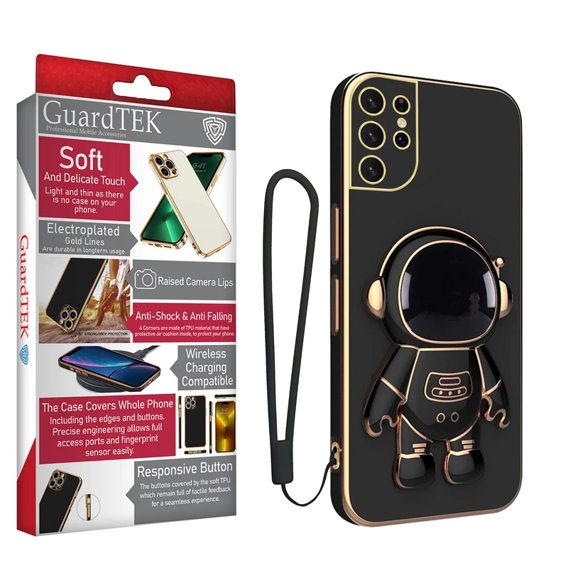 کاور گاردتک اساک مدل Astronaut Strap مناسب برای گوشی موبایل سامسونگ Galaxy S21 Ultra به همراه بندآویز