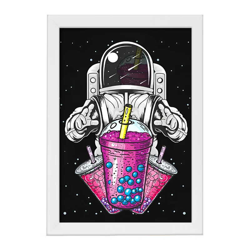 تابلو خندالو مدل فضانورد کد F10091