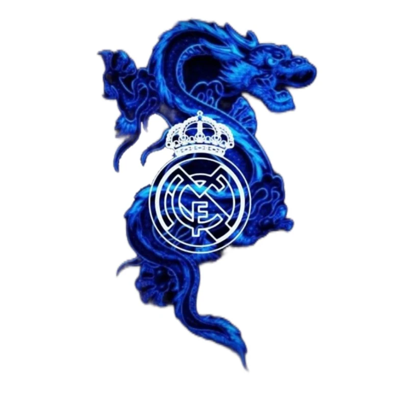 استیکر پارچه و لباس پاد آفرین مدل فوتبالی رئال مادرید کد 2654