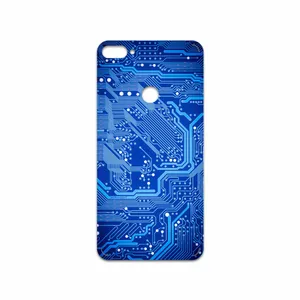 MAHOOT Blue Printed Circuit Board Cover Sticker for HTC Desire 12 Plus