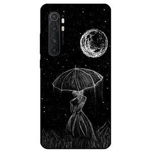 Megafone Girl and Moon 1369 Cover For Xiaomi Mi Note 10 Lite