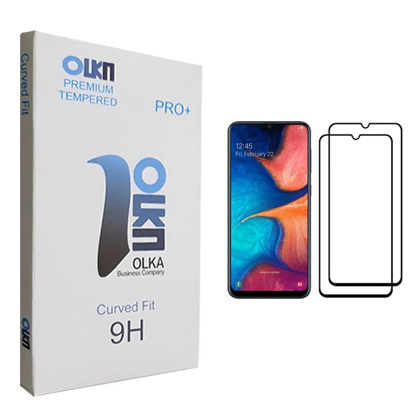 محافظ صفحه نمایش الکا مدل +PRO مناسب برای گوشی موبایل سامسونگ Galaxy A20 بسته دو عددی