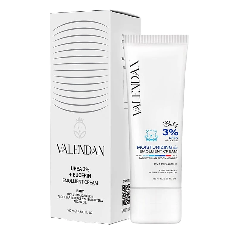 کرم نرم کننده نوزادان ولندان مدل اوره 3% و اوسرین مناسب پوست های خشک و حساس حجم 100 میلی لیتر