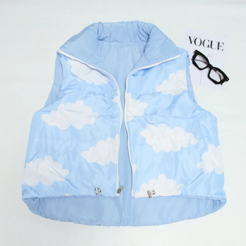 عکس شماره 10 : پافر زنانه مدل دورو با طرح آسمان کد ana-10280