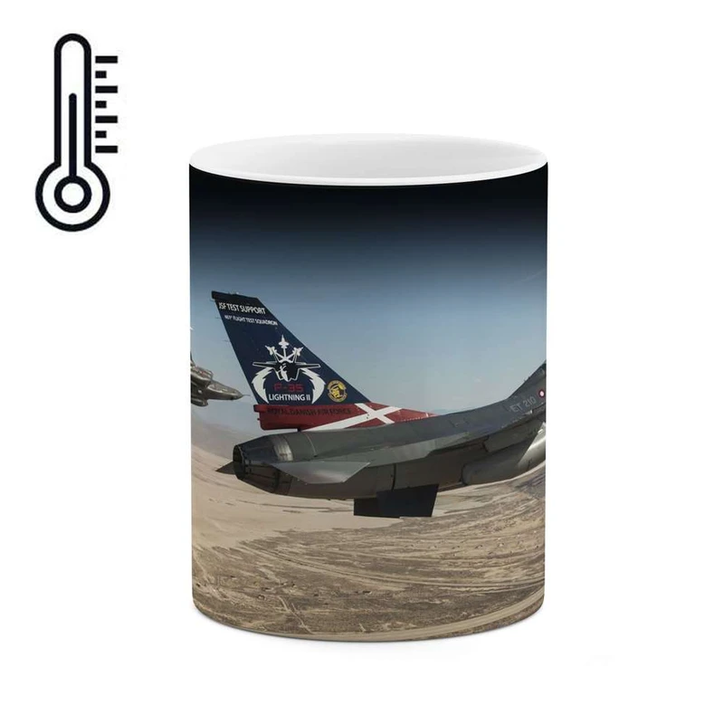 ماگ حرارتی کاکتی مدل هواپیمای جنگنده کد mgh10641