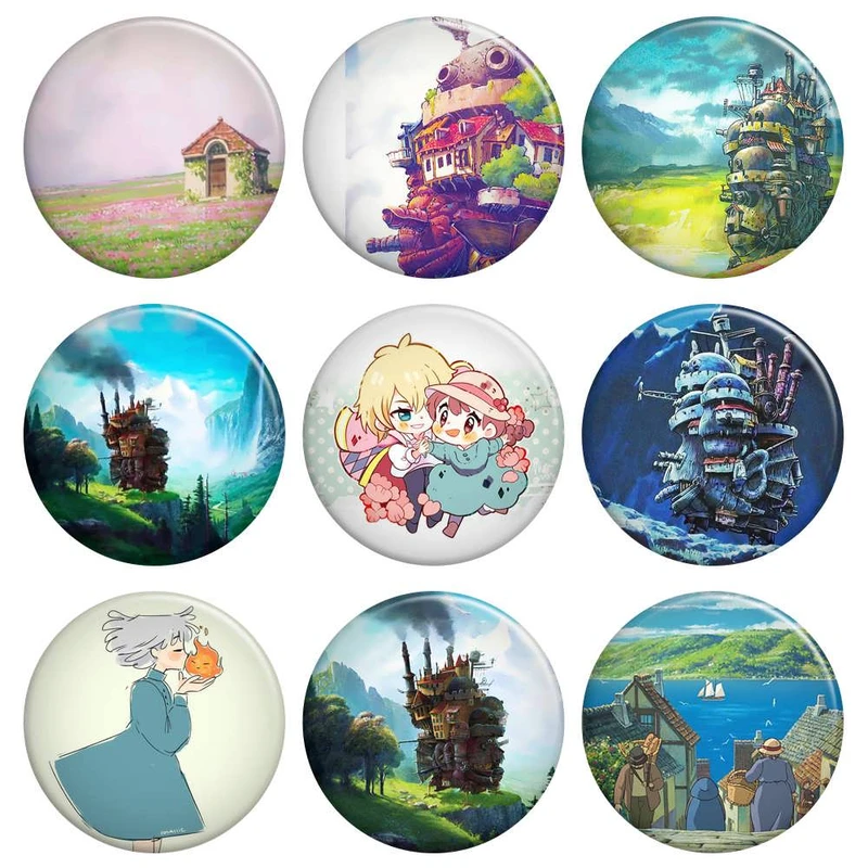 پیکسل گالری باجو طرح انیمه قلعه متحرک هاول کد howl moving castle 5 مجموعه 9 عددی