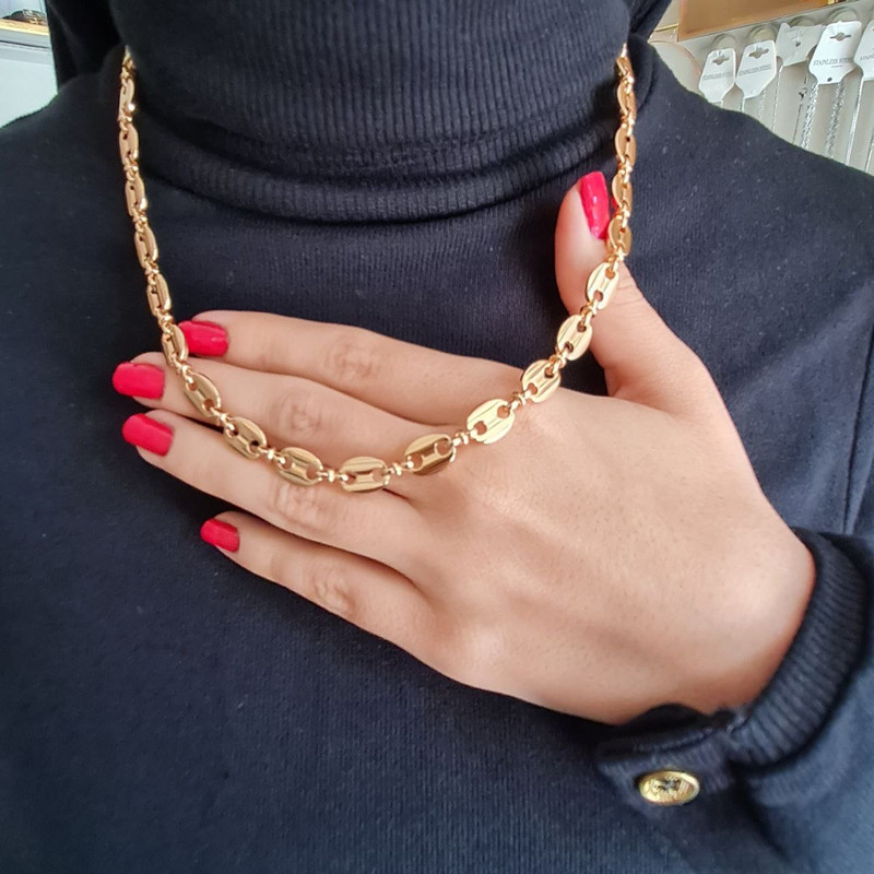 زنجیر زنانه ژوپینگ مدل بیضی