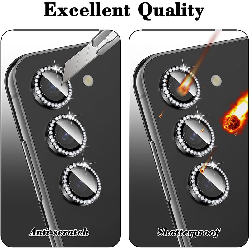 محافظ لنز دوربین مسیر مدل Diamond Lens مناسب برای گوشی موبایل سامسونگ Galaxy A25 5G