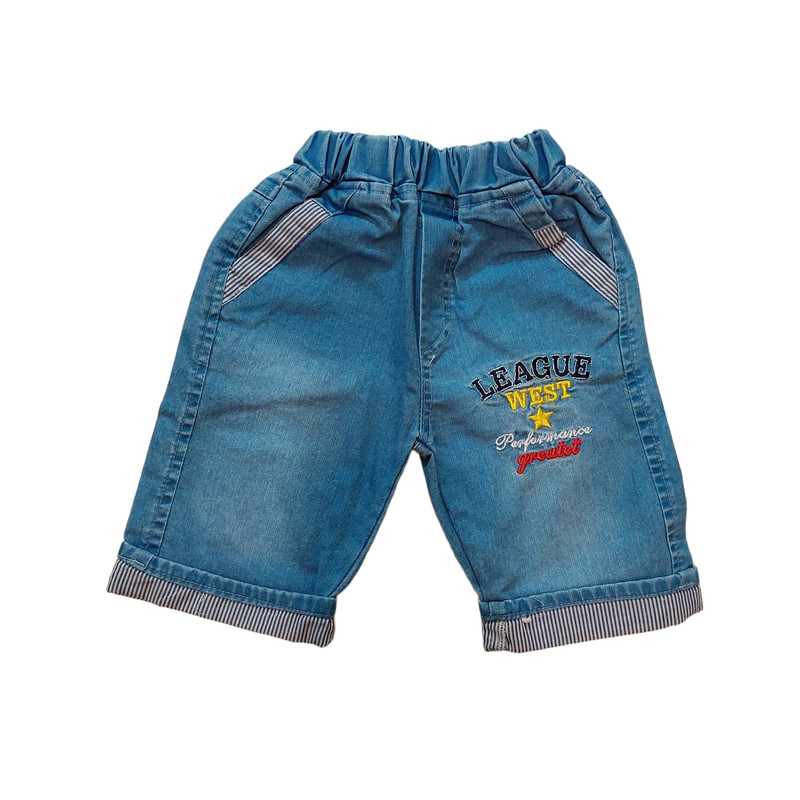 شلوارک جین پسرانه مدل WEST ASH767