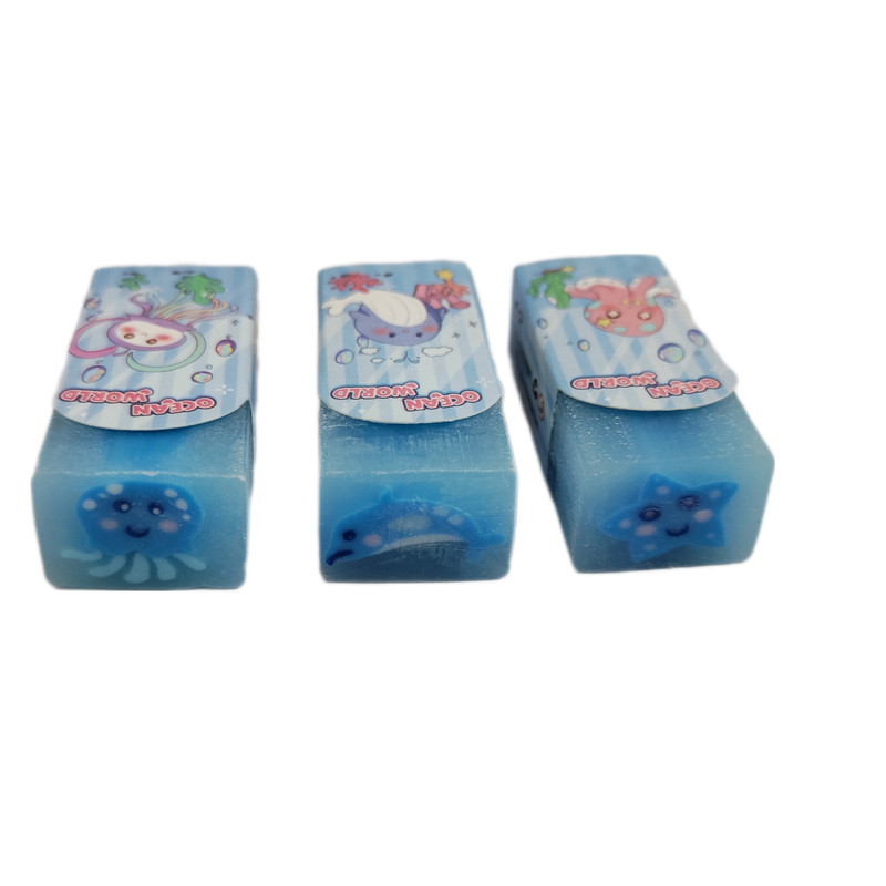 پاک کن مدل مغز دار طرح دریایی بسته 3 عددی