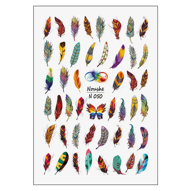 برچسب لنز ناخن مدل پر کد N050