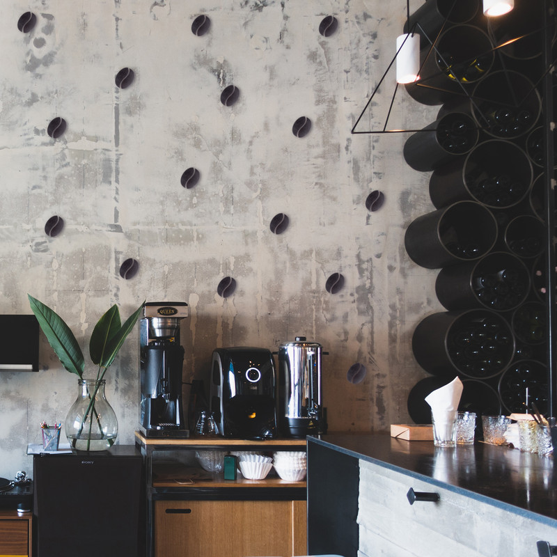 استیکر طرح قهوه کد 4122 بسته 16 عددی