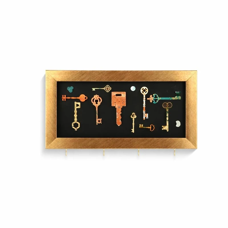 جاکلیدی دیواری چوبی مدل RM-02
