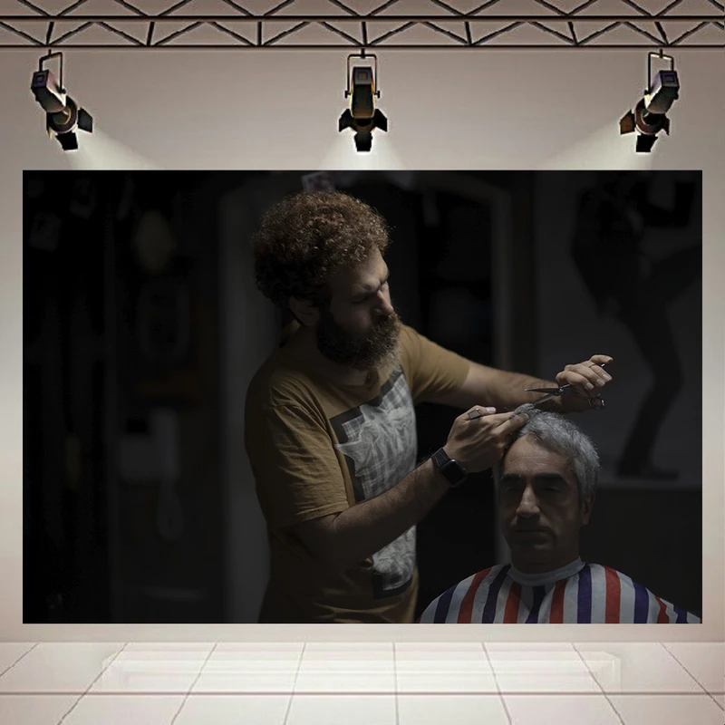 پوستر طرح آرایشگاه مردانه کد AR18650