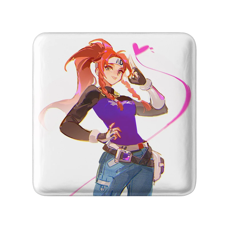 پیکسل خندالو طرح بازی اورواچ (Overwatch) مدل مربعی کد 31600