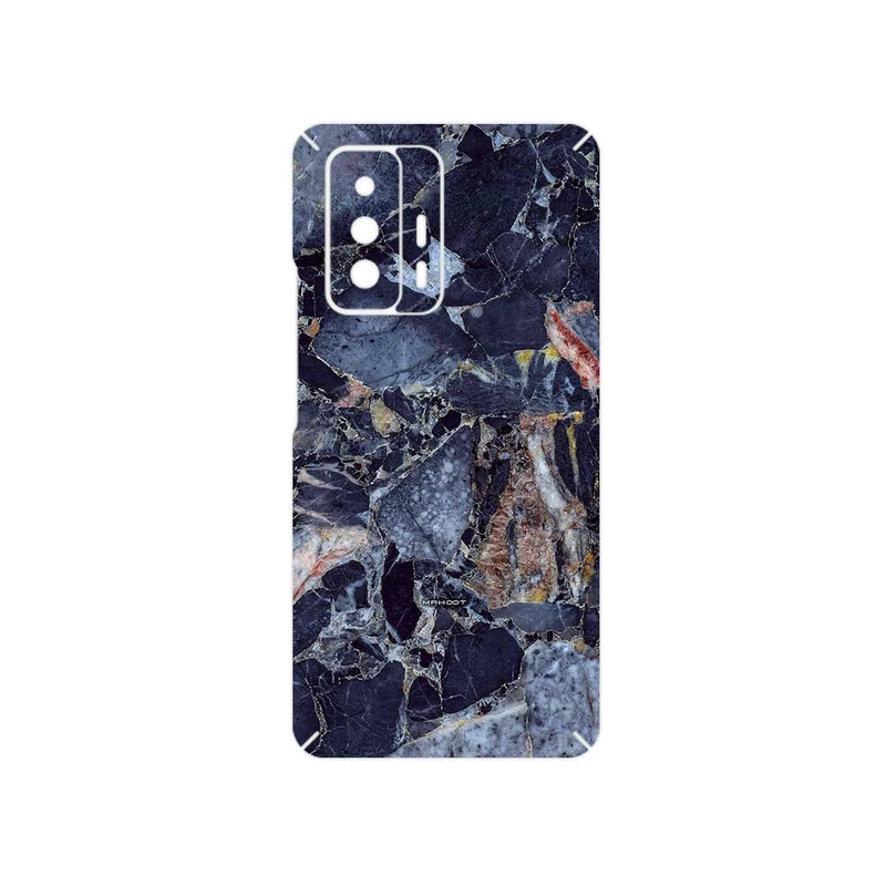 برچسب پوششی ماهوت مدل Broken black marble مناسب برای گوشی موبایل شیائومی 11T 5G