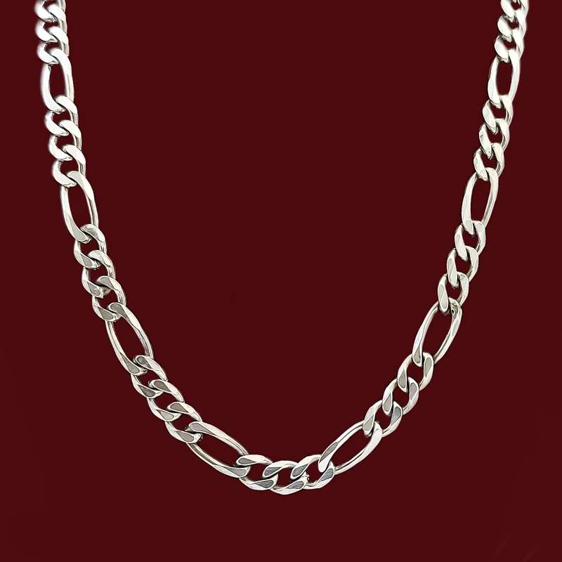 زنجیر نقره مردانه مدل فیگارو VZ5486 زنجیر نقره مردانه مدل فیگارو VZ5486