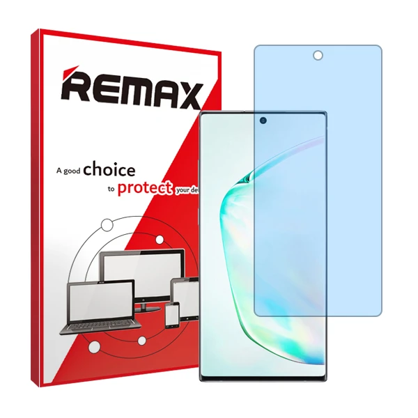 محافظ صفحه نمایش ضد اشعه آبی ریمکس مدل HyBLU مناسب برای گوشی موبایل سامسونگ  Galaxy Note10Plus