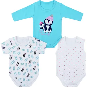 بادی نوزادی مدل پنگوئن کد BLU01 مجموعه 3 عددی