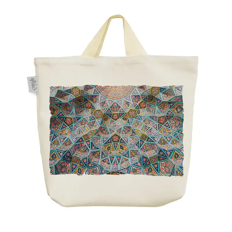 ساک خرید خندالو طرح کاشی کد 72