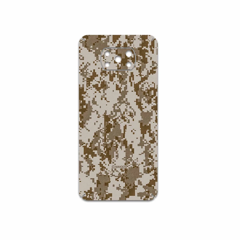 برچسب پوششی ماهوت مدل Army-Desert-Pixel مناسب برای گوشی موبایل شیائومی Poco X3 Pro