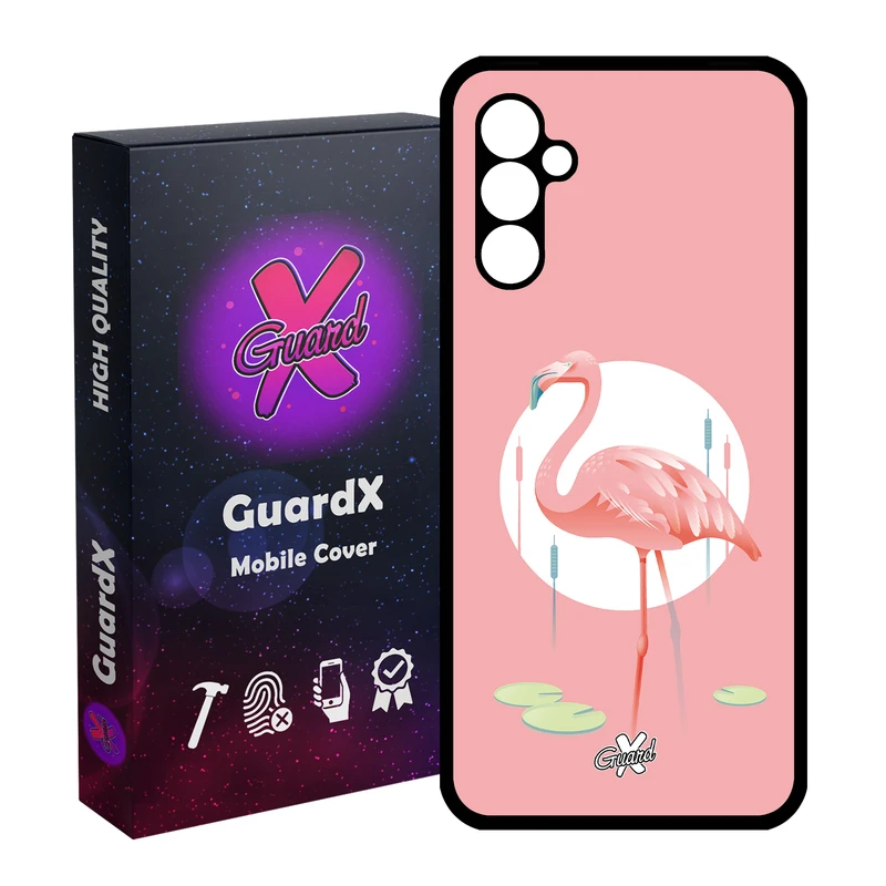 کاور گارد ایکس طرح Flamingo مدل Glass10084 مناسب برای گوشی موبایل سامسونگ Galaxy A24/A24 4G/M34 5G