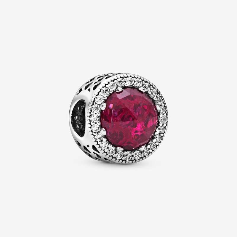 آویز گردنبند نقره زنانه پاندورا مدل Sparkling Cerise Pk