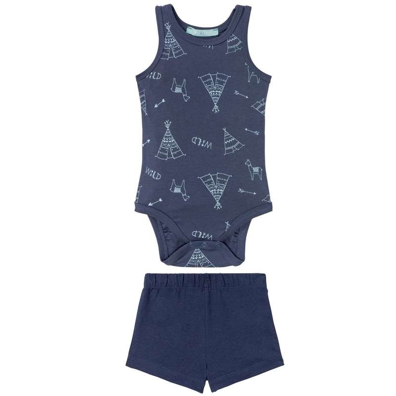 ست بادی و شلوارک نوزادی لوپیلو مدل New2022