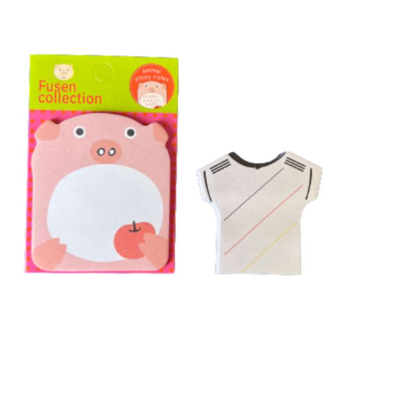 کاغذ یادداشت چسب دار مدل حیوانات کد 07 مجموعه 2 عددی