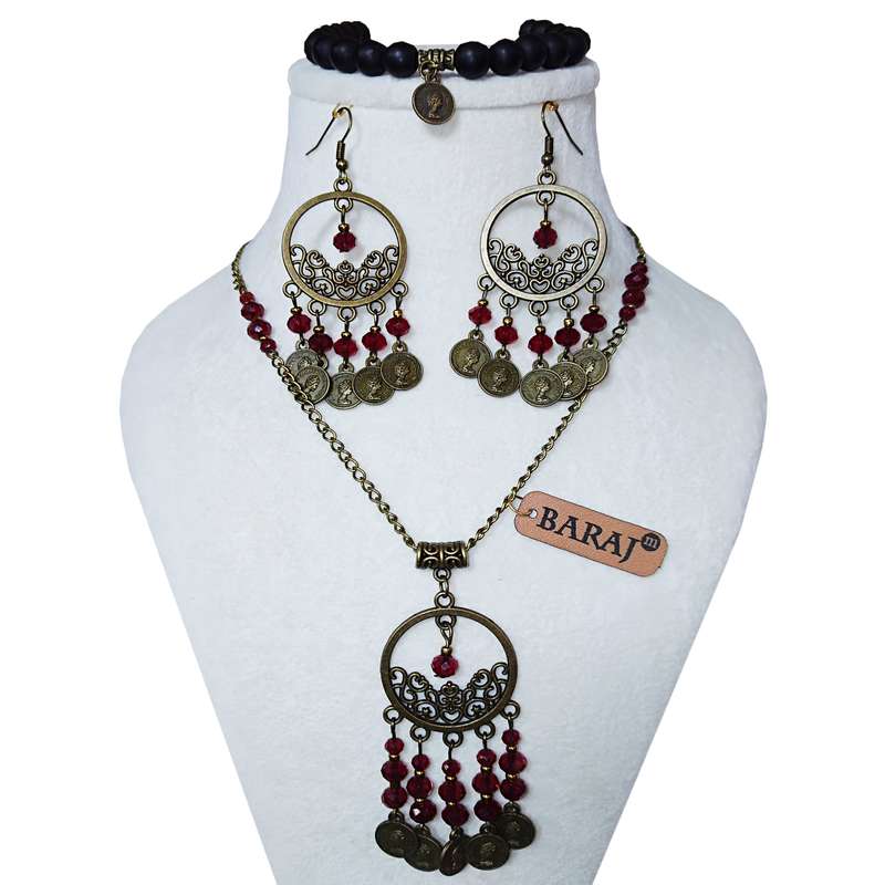 نیم ست زنانه باراج من مدل سنتی کد BR-09 نیم ست زنانه باراج من مدل سنتی کد BR-09