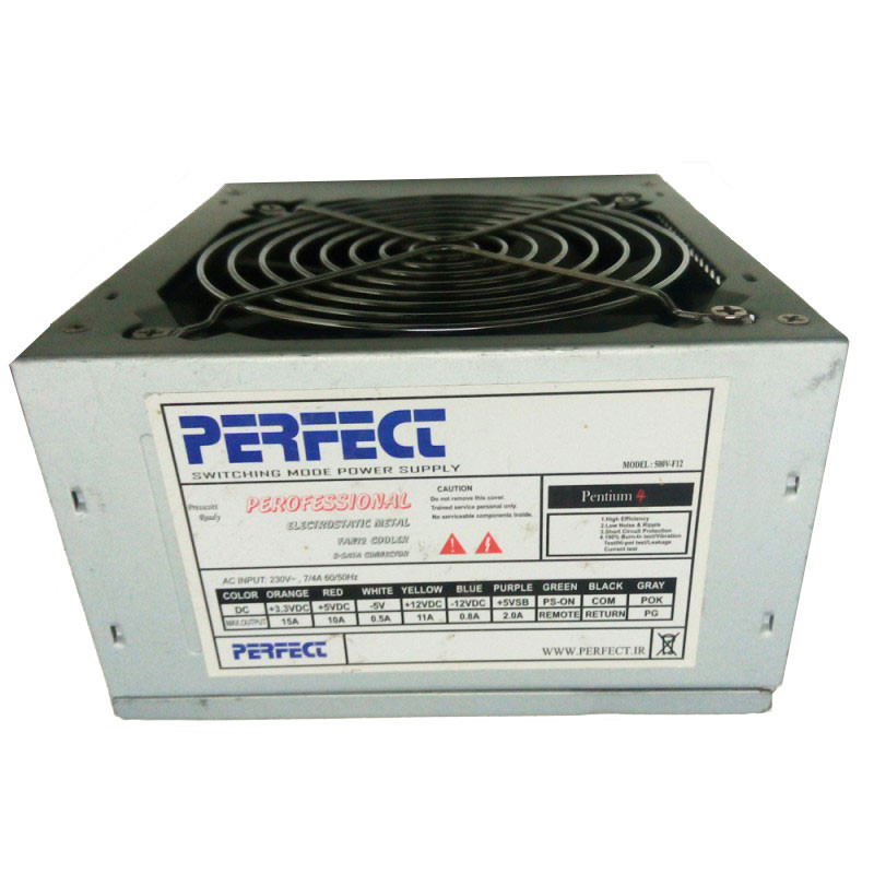 منبع تغذیه کامپیوتر پرفکت مدل 650V-F14-Z
