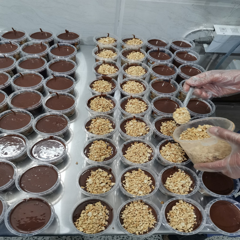 کره بادام زمینی رژیمی کرانچی و شکلات تلخ اسپراس - 250 گرم بسته 2 عددی