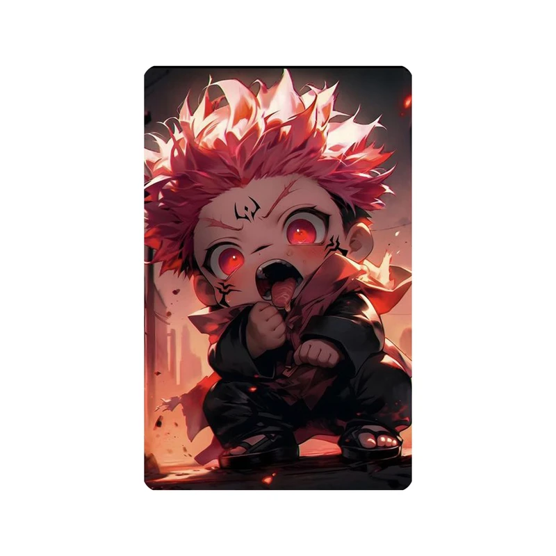 استیکر کارت مدل انیمه طرح جوجوتسو کایسن ریومن سوکونا jujutsu kaisen ryomen sukuna کد 5448