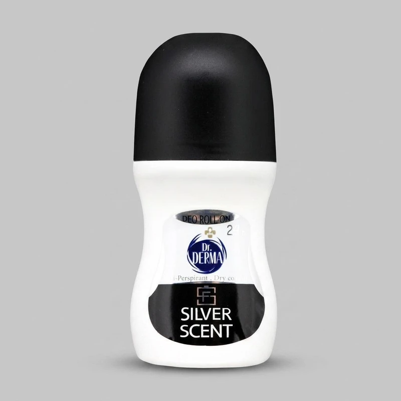 رول ضد تعریق مردانه دکتر درما مدل Silver Scent حجم 50 میلی لیتر
