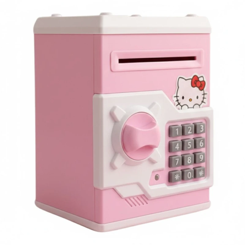 اسباب بازی مدل گاوصندوق رمزدار طرح کیتی کد Hello Kitty TRB